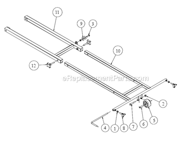 Page T Diagram and Parts List for MK-6020KB  MK Diamond Concrete Saw